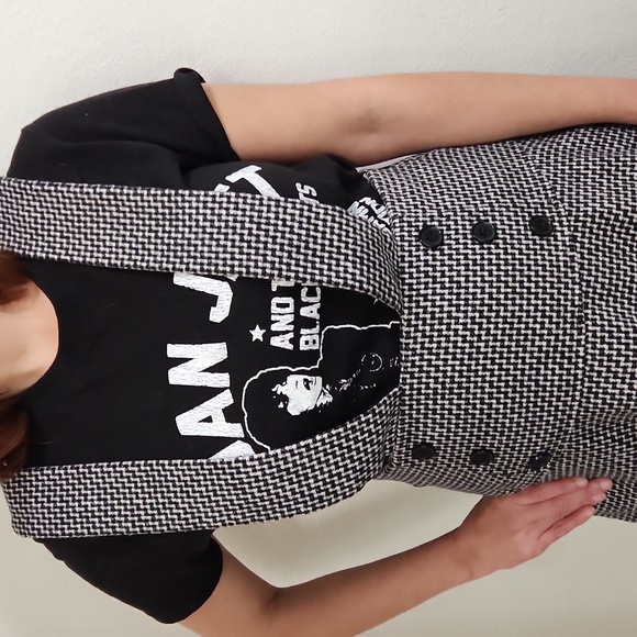 Forever 21 Double Breasted Pinafore Overall Dress - Picture 3 of 16